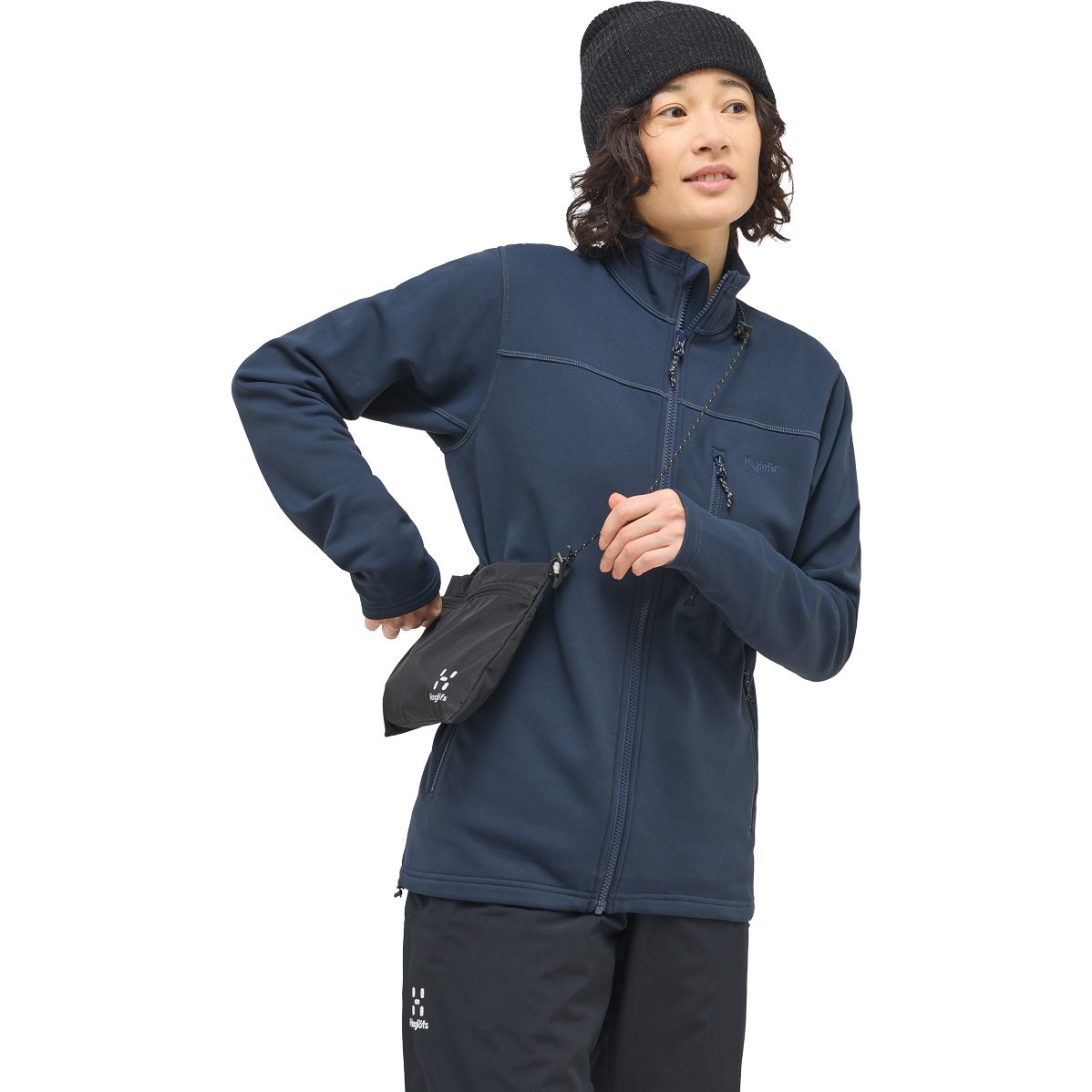 Haglöfs Rosson Mid Fleecejacke Damen tarn blue