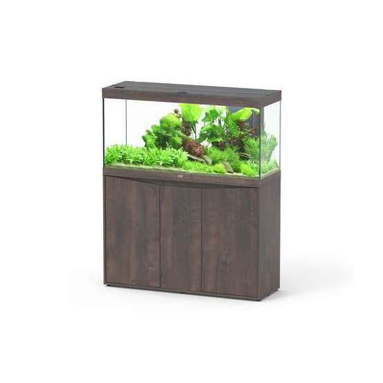Aquarium équipé et meuble Splendid Led 2.0 Chêne Brun L120xP40xH61cm