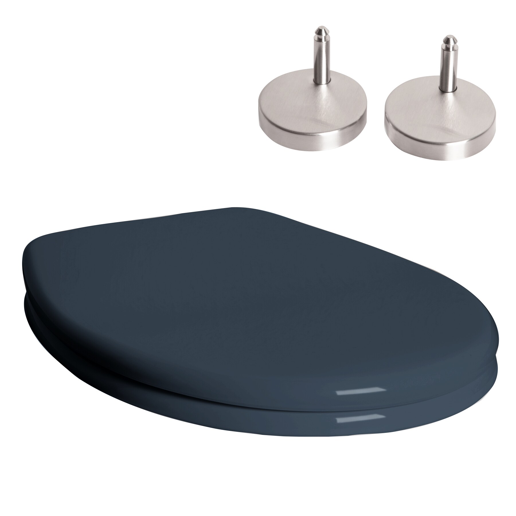 Jet-Line WC Sitz Deckel Toilettensitz Softclose anthrazit Jet-Line Klobrille Bad Click Toilettendeckel WC Bad