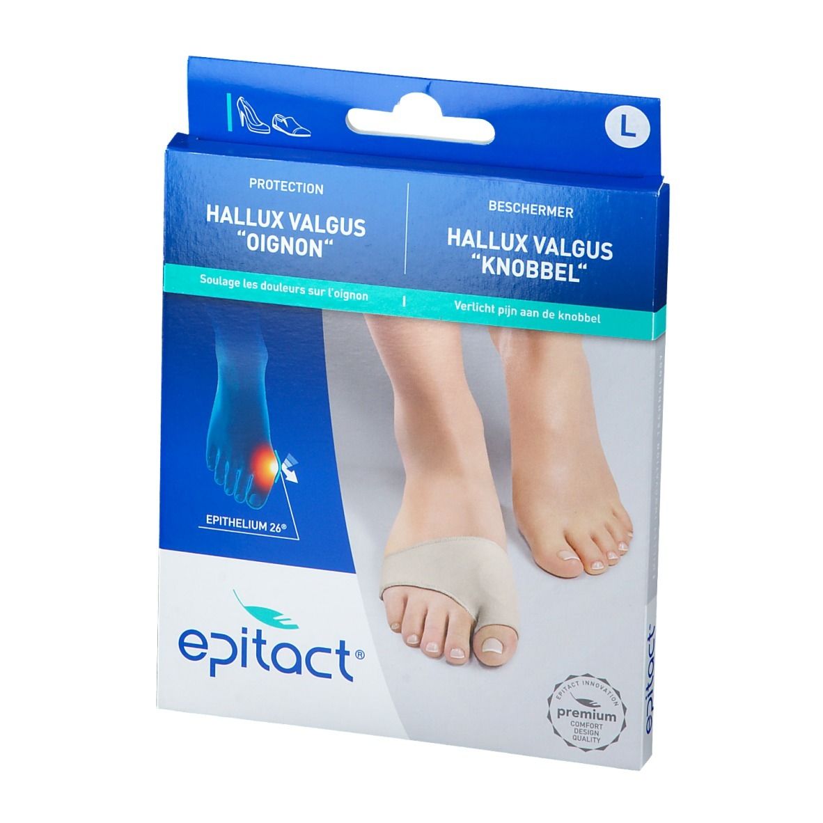 epitact® Schutz EPITHELIUM 26® HALLUS VALGUS Schutz Gr. L