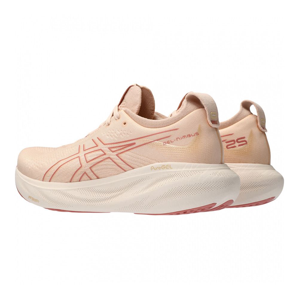 Asics GEL-NIMBUS 25 - Chaussures running Femme pale apricot/light garnet