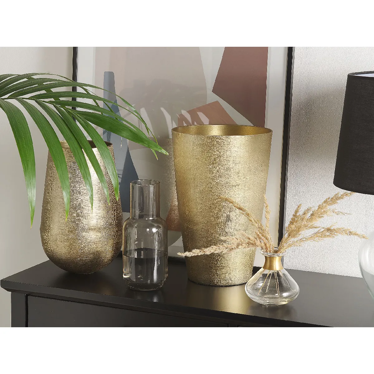 Beliani Vase Doré AMRIT - Métal 31 cm