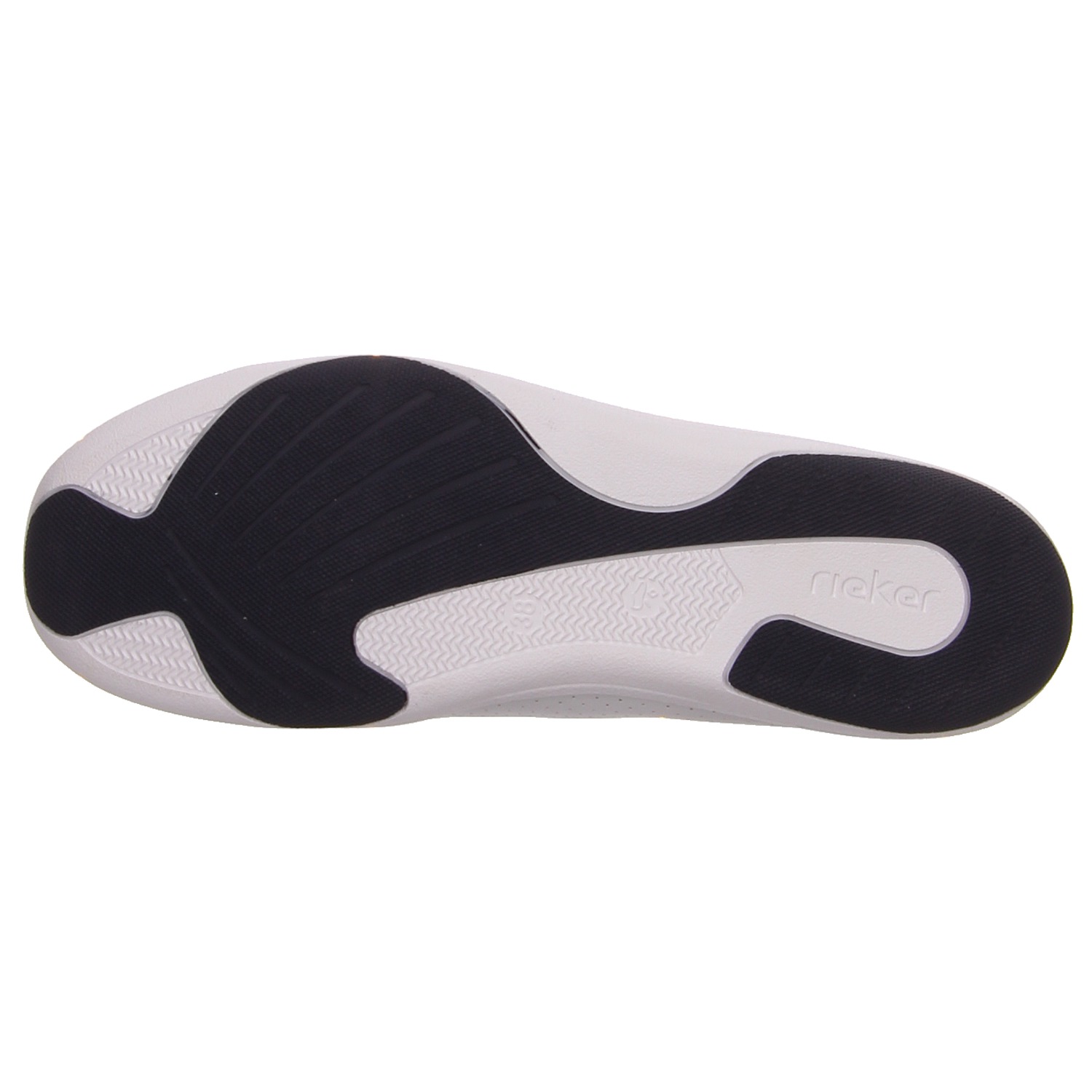 Rieker Barfußschuh weiß weiss/weiss kombi