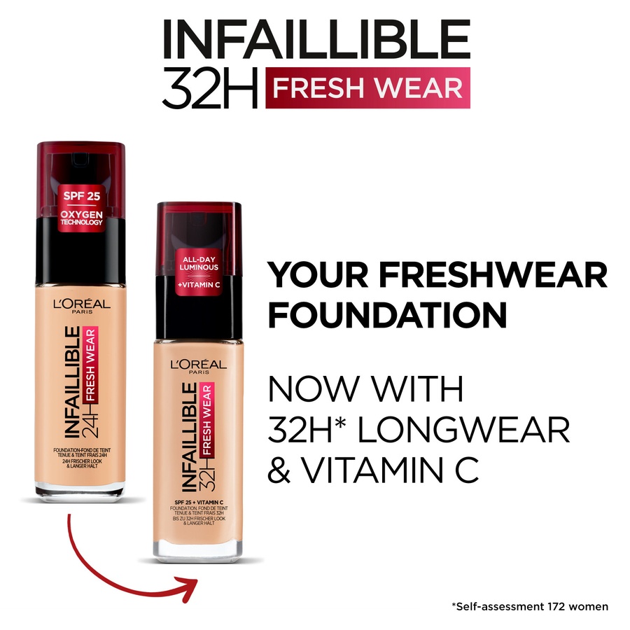 L'Oréal Paris Infaillible Fresh Wear 32H Foundation 355 Neutral Undertone 30ml