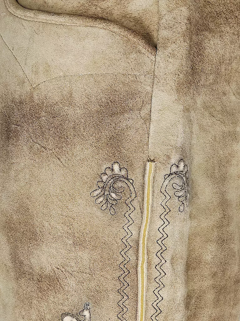 BECKERT Trachten Lederhose LICHTENSTEIN  braun