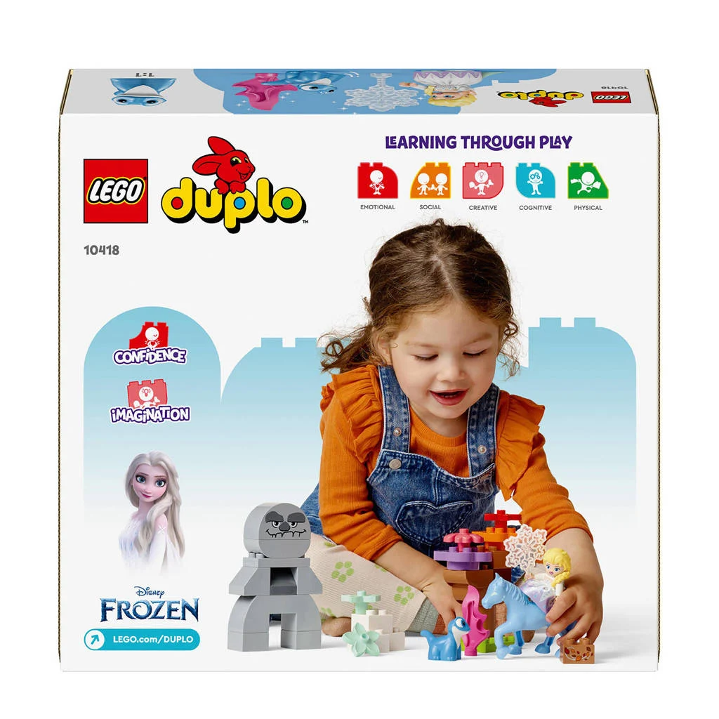 Super blijDisney Elsa en Bruni in het Betoverde Bos Frozen 2 Set met Poppetjes 10418