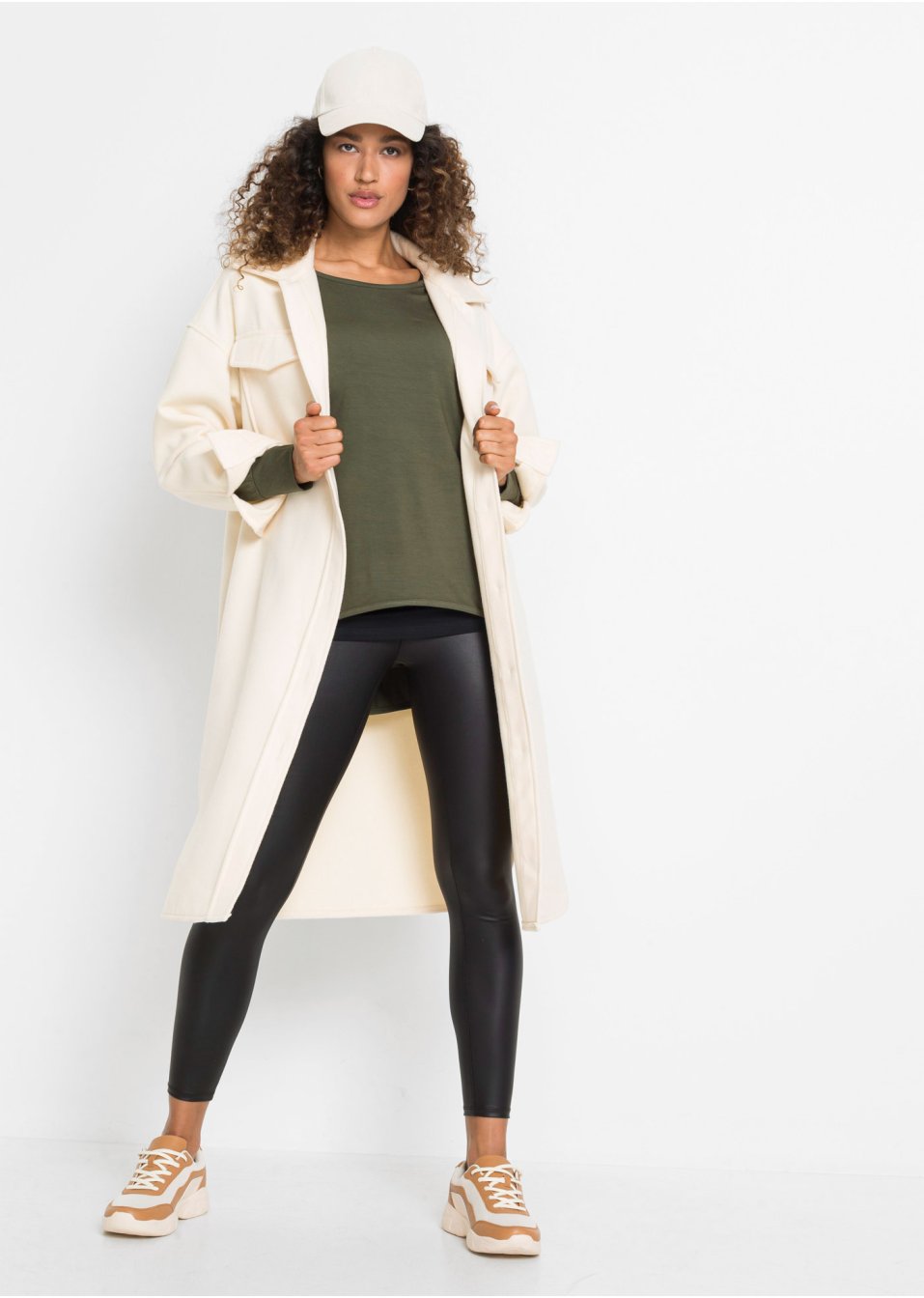 T-shirt long et top (Ens. 2 pces.)
