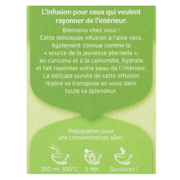 Chá Branco Yogi Tea com Aloe Vera, 17 sachês