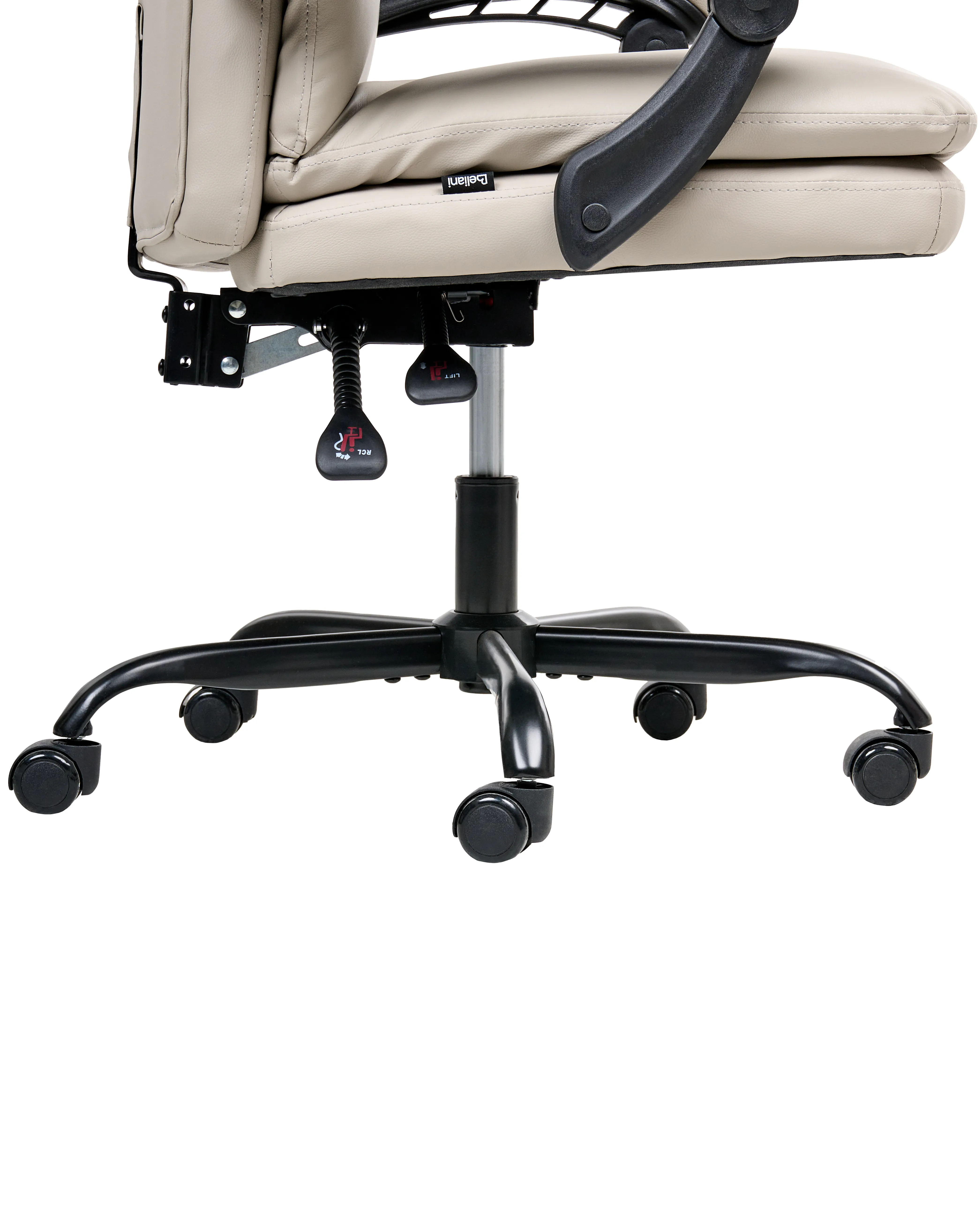 Directeursstoel SERENE Kunstleer Lichtbeige