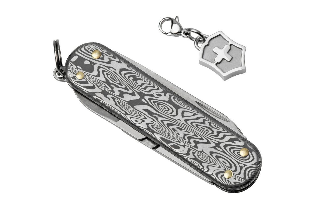 Victorinox Classic SD Brilliant, Damast, 0.6221.34 Zwitsers zakmes
