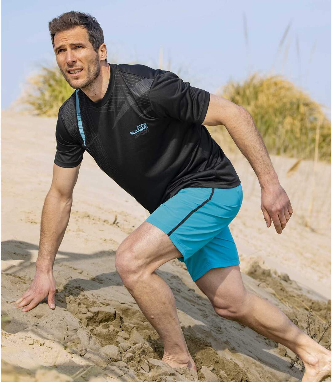 Lot de 2 Shorts Microfibre Sport