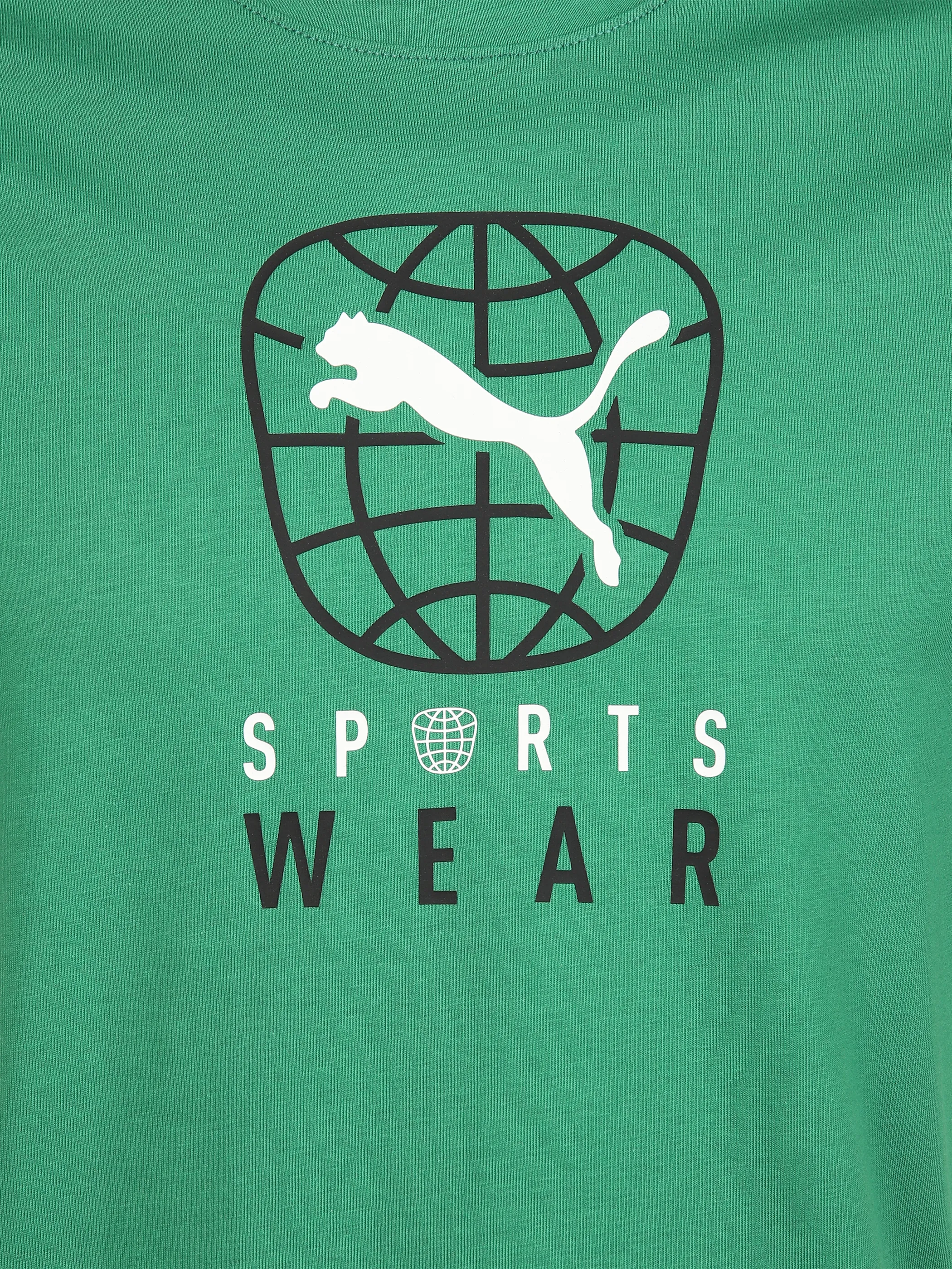 Herren Sportshirt mit Logoprint