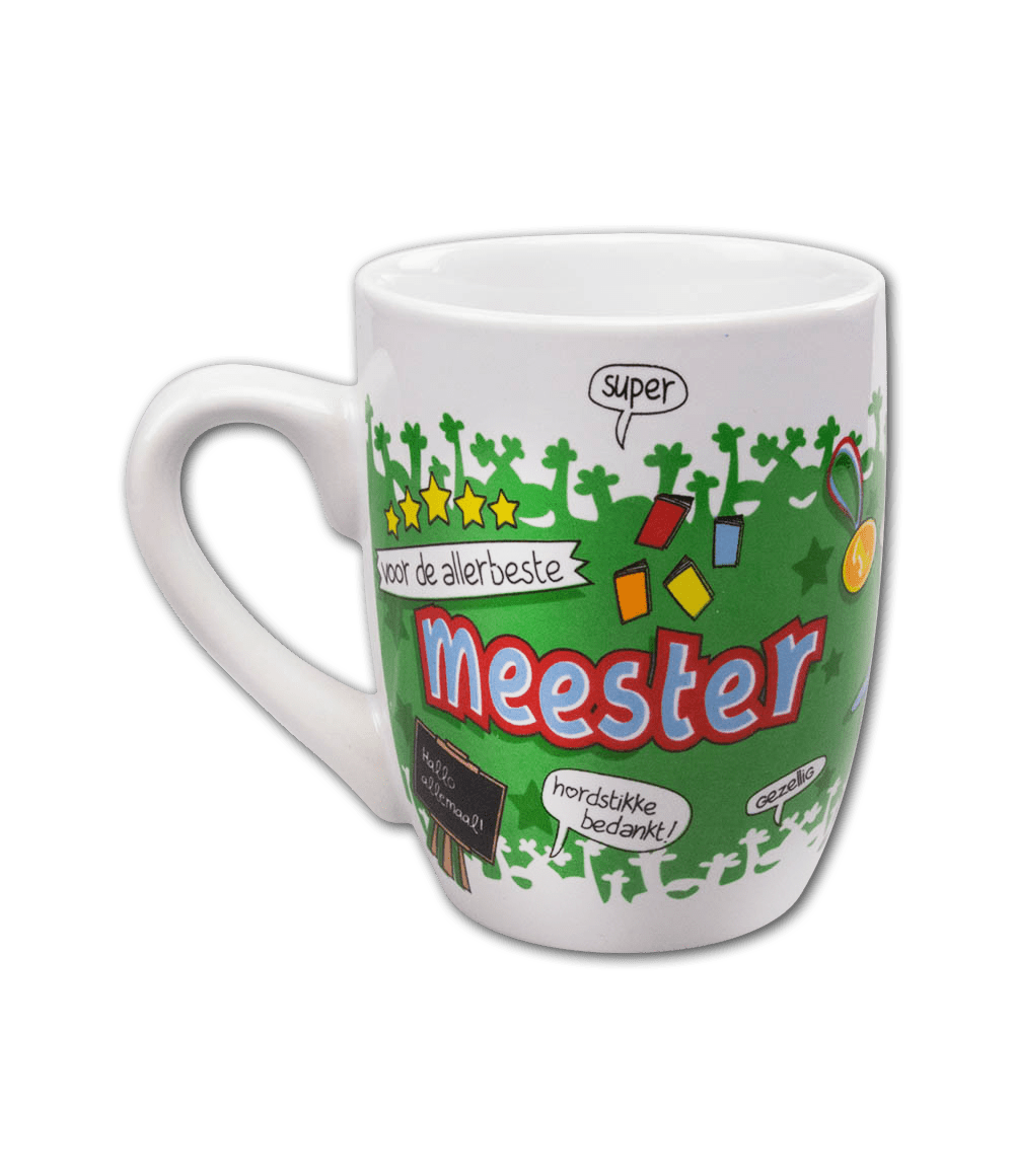 Mok Meester Stoer 12cm