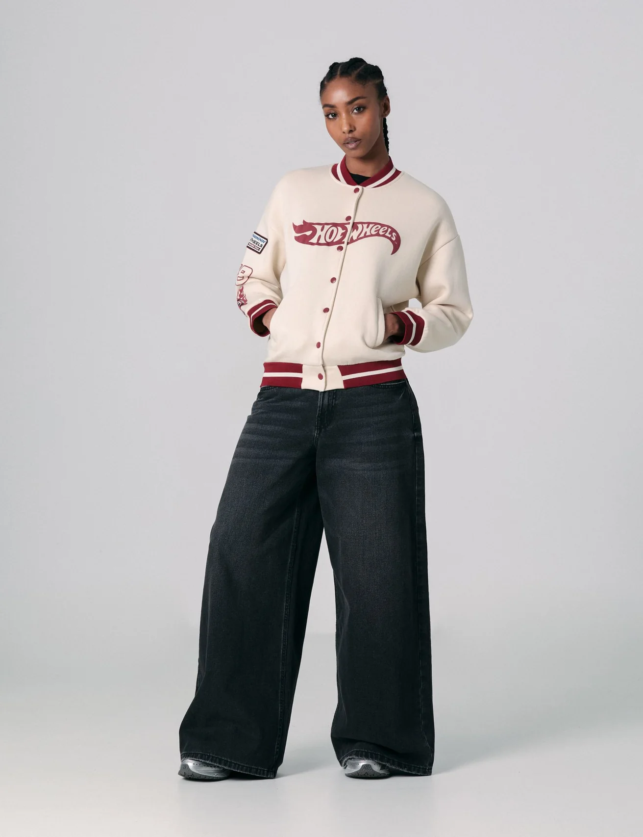Veste Hot Wheels x Jennyfer crème