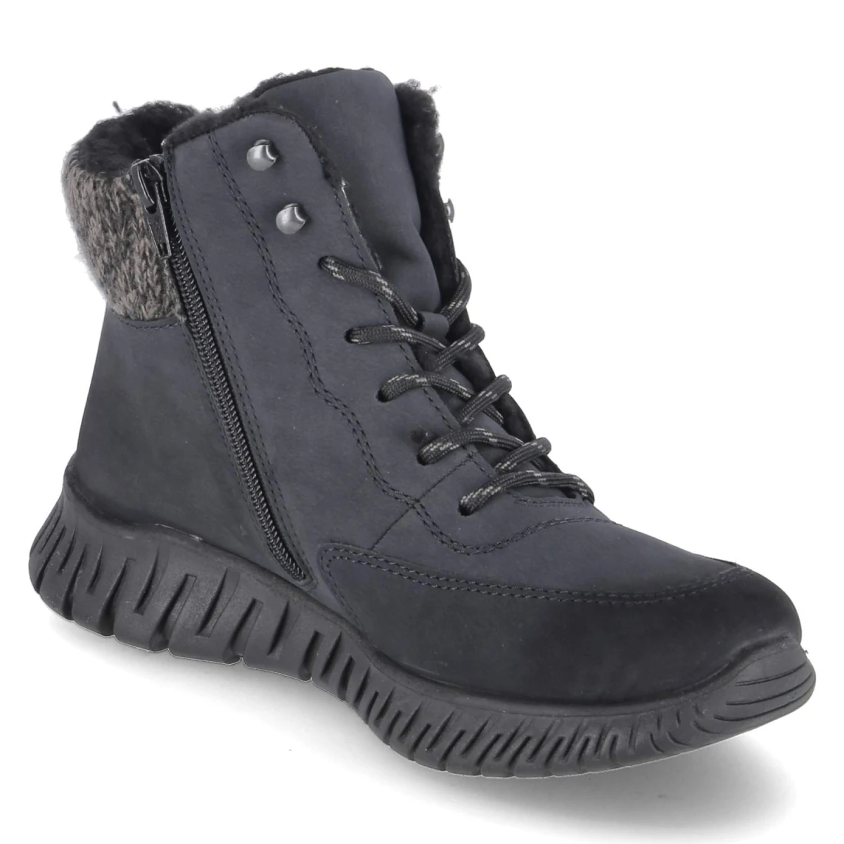 RiekerWinterstiefeletten - pazifik/anthrazit