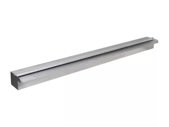 Lame d'eau rectangulaire à LED 90cm en acier inoxydable pour piscine