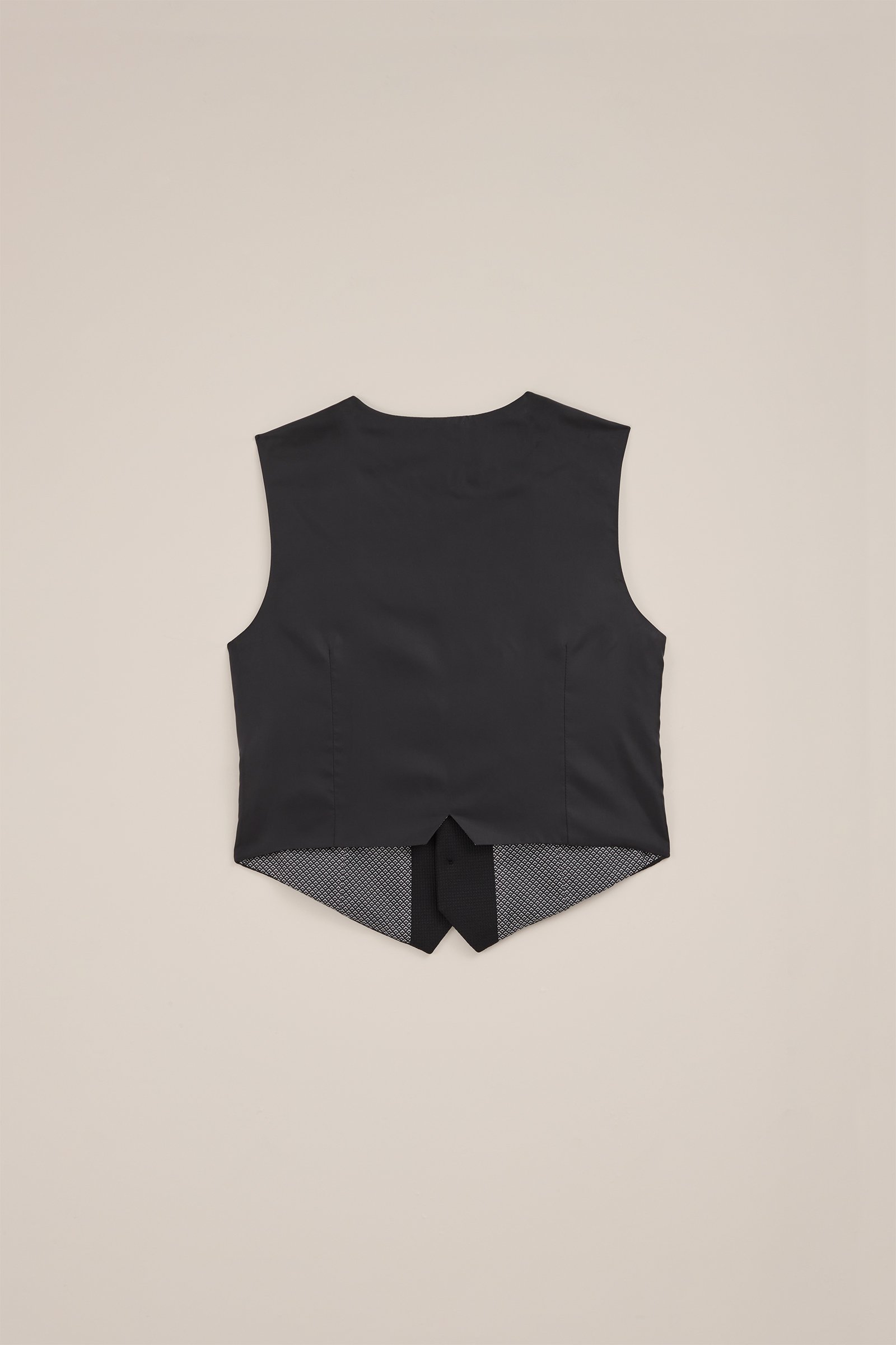 Jongens gilet met structuur WE Fashion Zwart