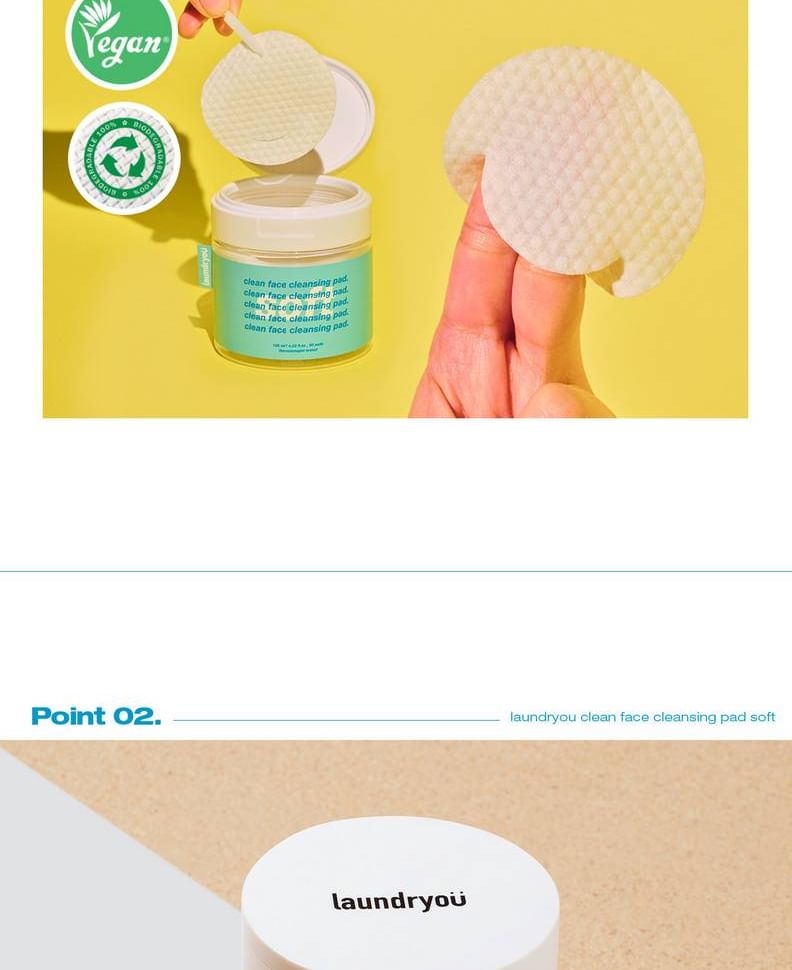 laundryou - Clean Face Cleansing Pad Soft