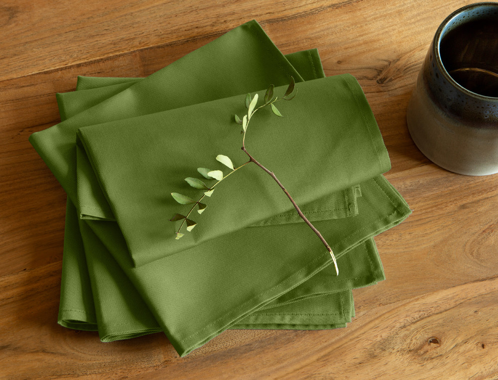 Lot de 4 serviettes de table-Couleurs de table