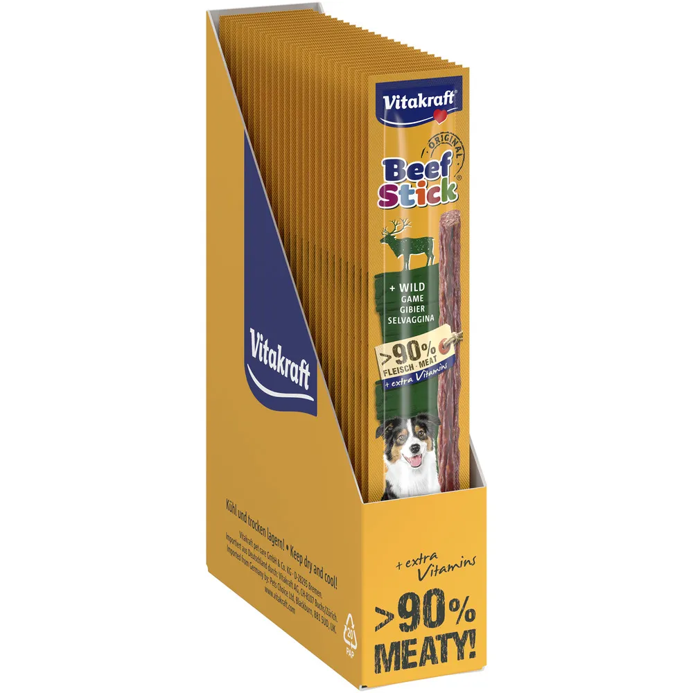 Vitakraft Beef-Stick, Vildt - 25 stk.