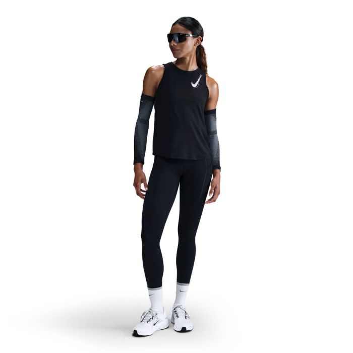 Nike Dame Singletter One Swoosh HBR Tank Top Sort