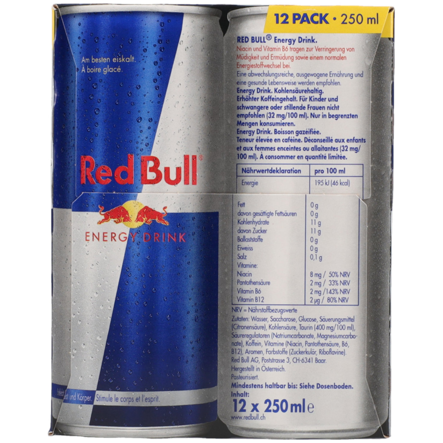 Red Bull Energy Drink Fridge Pack 12x25cl -300cl