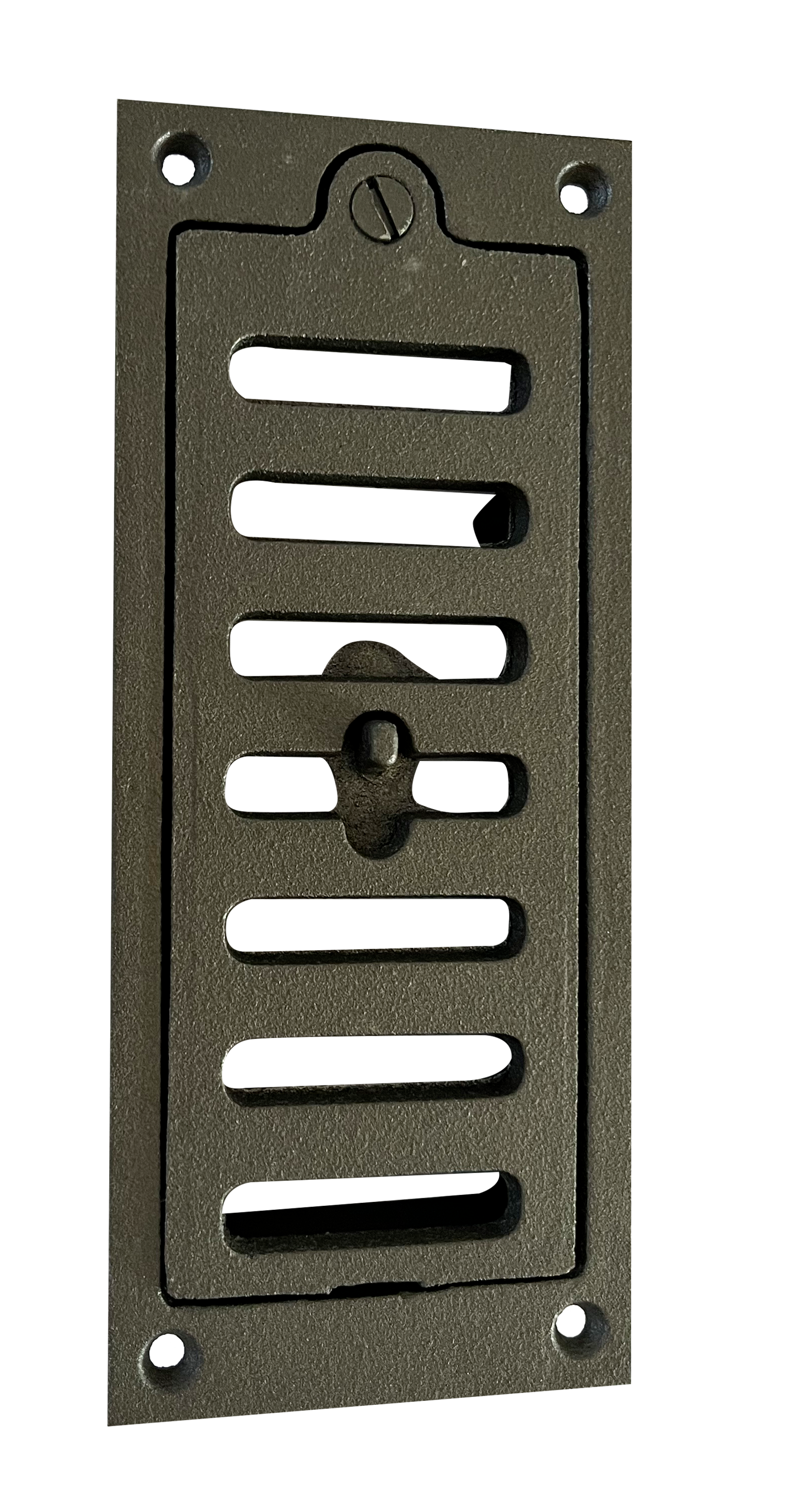 Grille à coulisse en fonte 18 cm x 7.5 cm