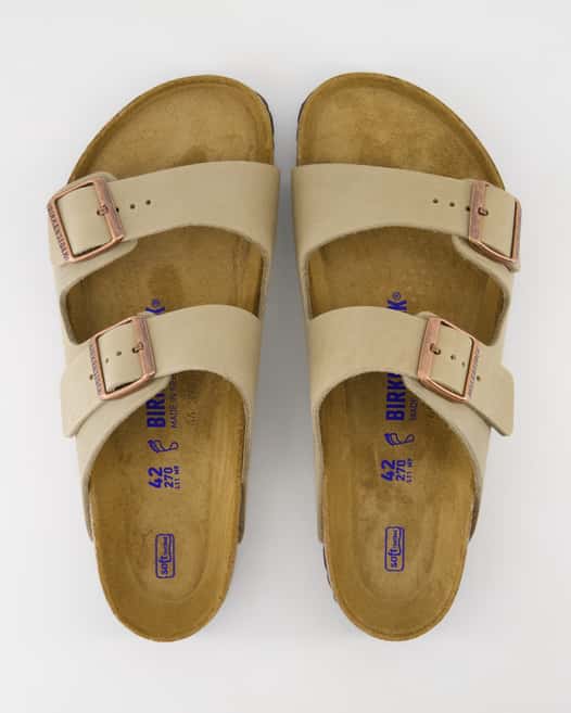 Birkenstock Arizona Pantoletten in Beige