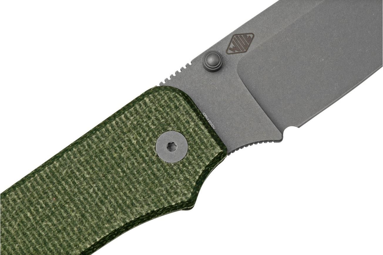WE Knife Big Banter WE21045-2 groen zakmes, Ben Petersen design