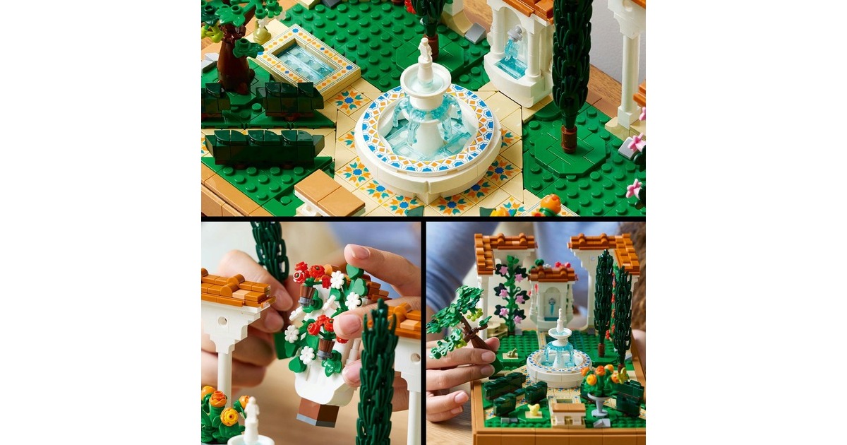 LEGOIcons - Tuin met fontein Constructiespeelgoed  (10359)