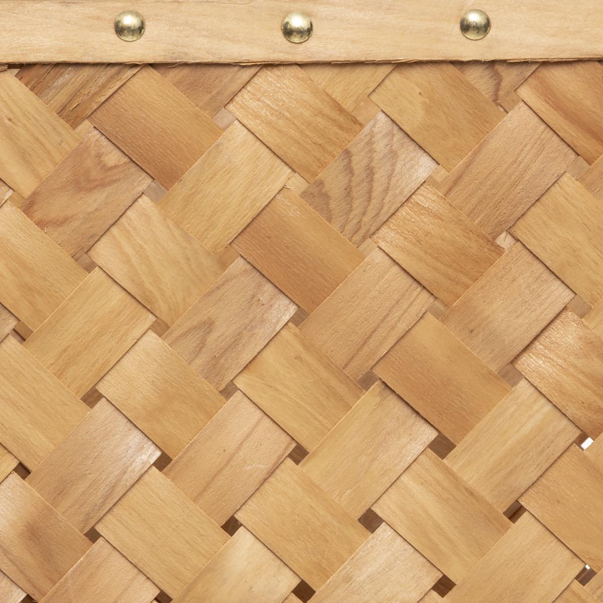 PANIER BOIS CLAIR RECTANGLE D.26X19X23.5CM