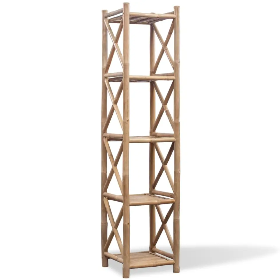 vidaXL - Staande Plank - Bruin - Bamboe