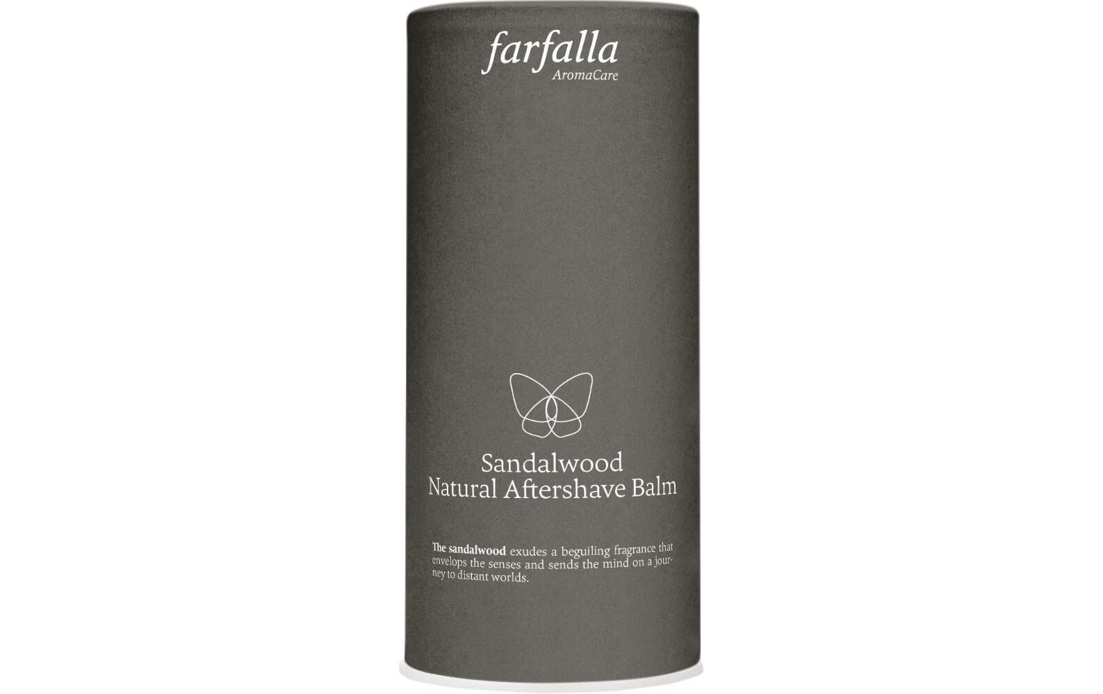 After Shave Natural Balm Sandalwood 100 mlBesänftigender Balsam, feuchtigkeitsspendender Bio-Aloe vera