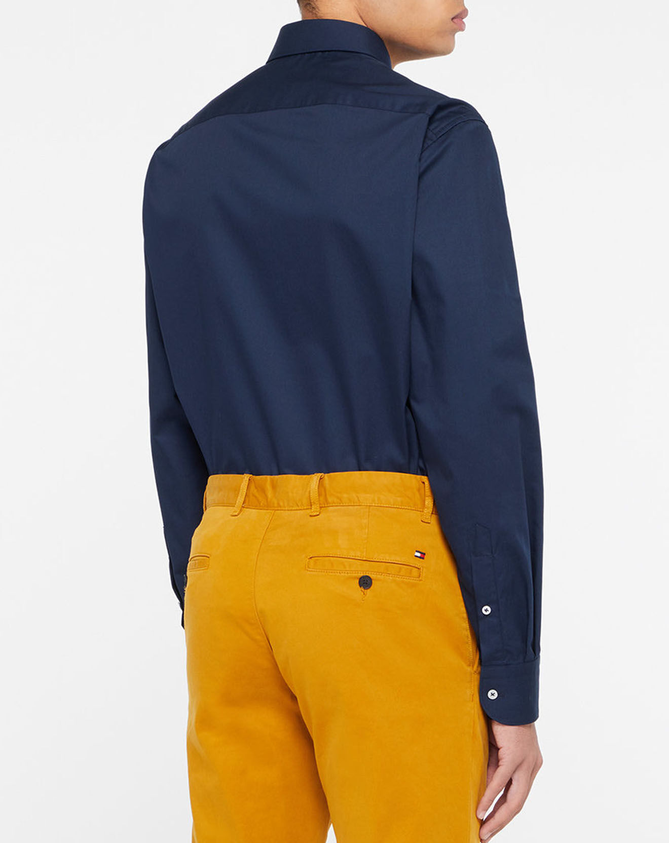 Tommy Hilfiger Chemise Regular en Twill bleu marine