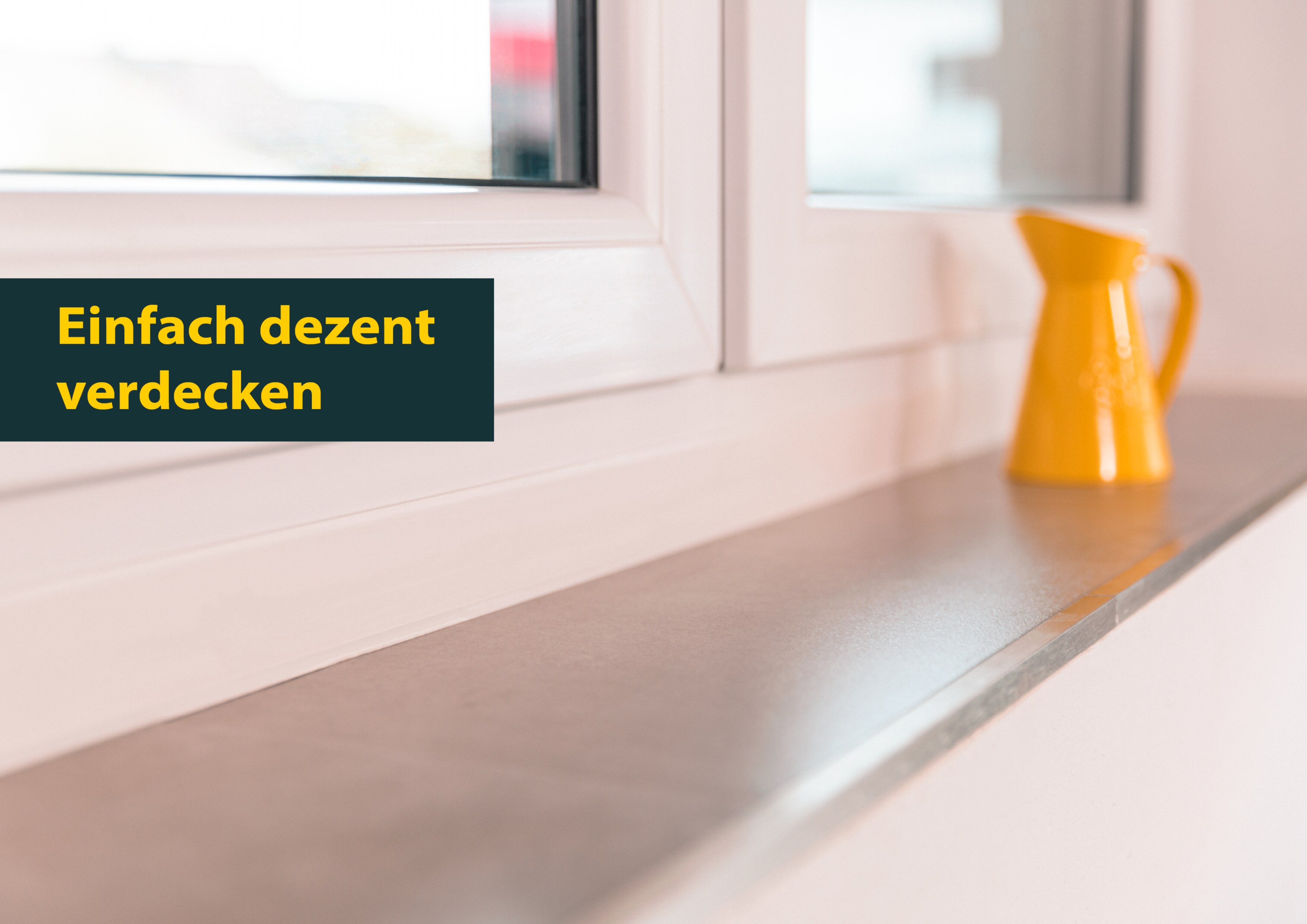 Schellenberg PVC-Flachleiste, selbstklebend, 30 x 1500 mm, weiß