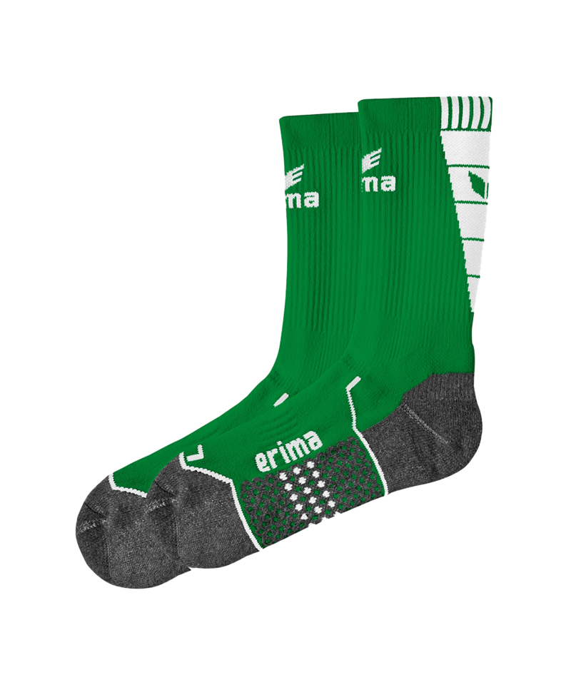 Erima Short Socks Trainingssocken Grün Weiss