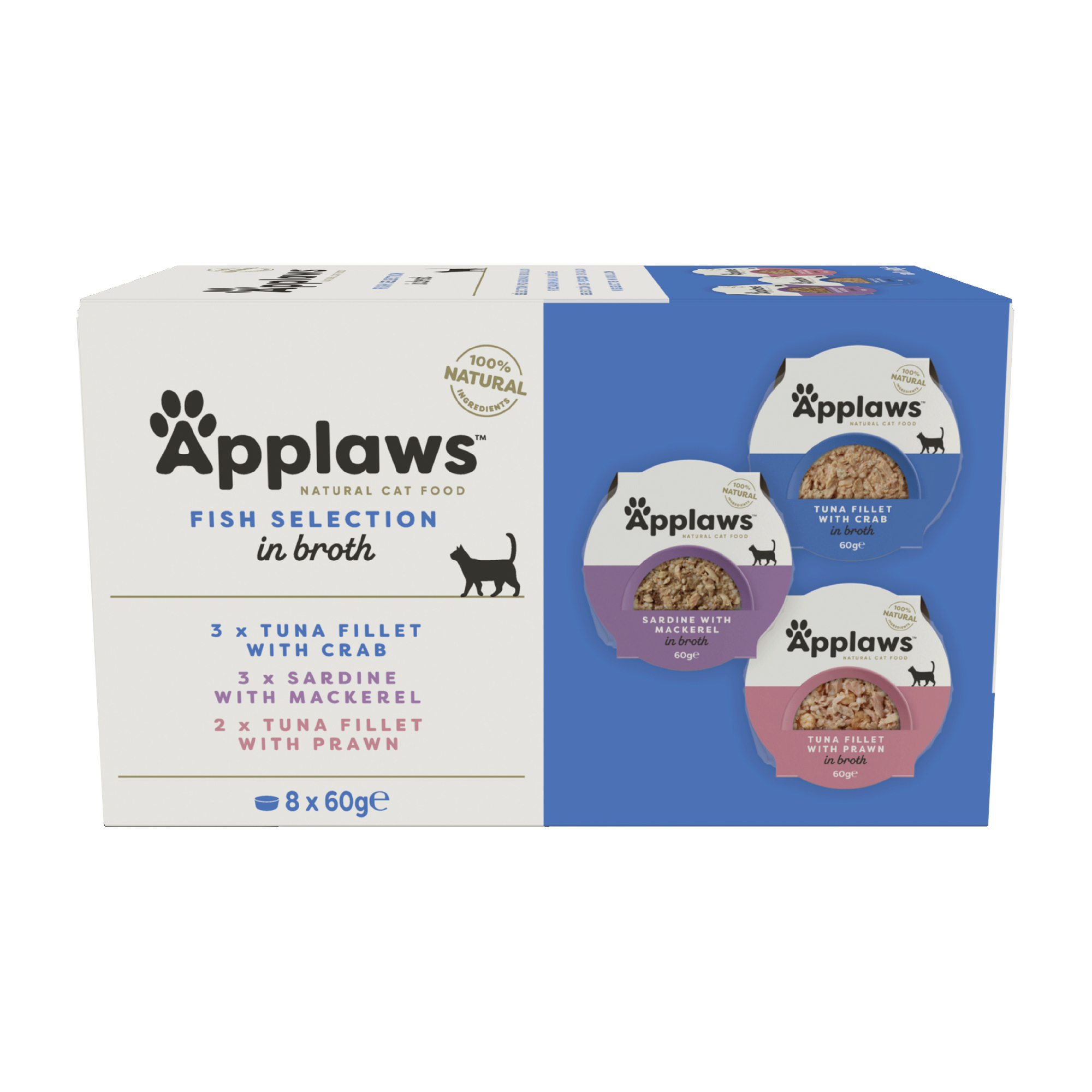 Applaws Cat - Multipack Fish Selection Pots