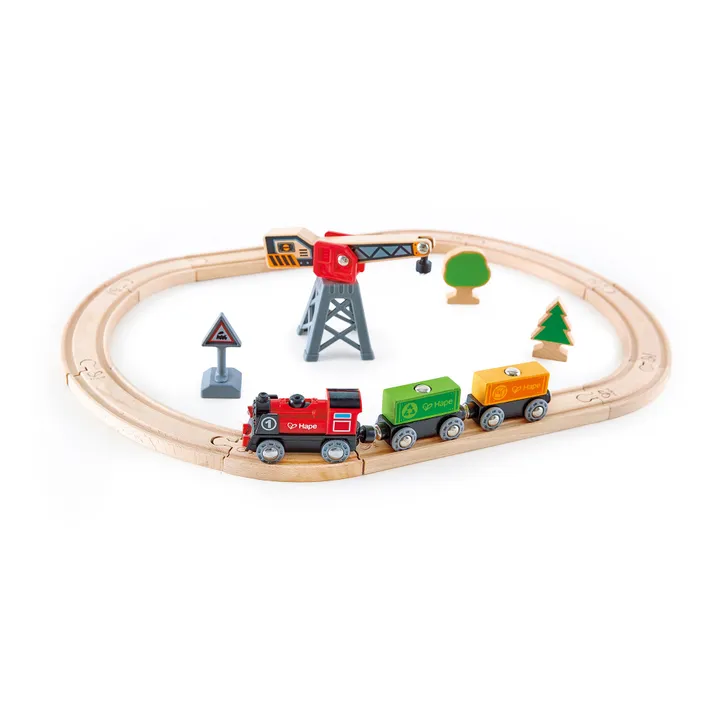 Hape Circuit de train marchandises