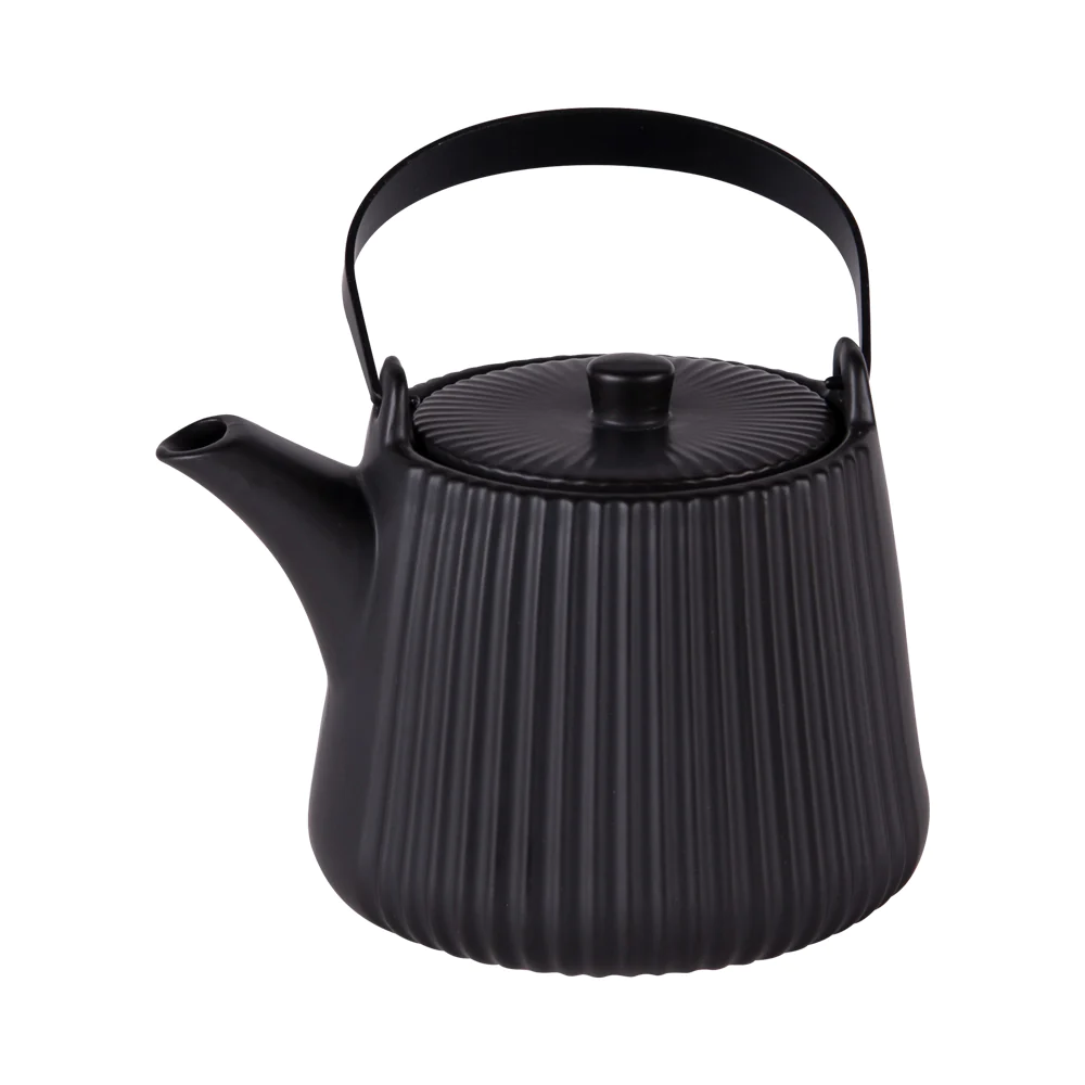 Théière Tiao 1L noir avec filtre Table passion