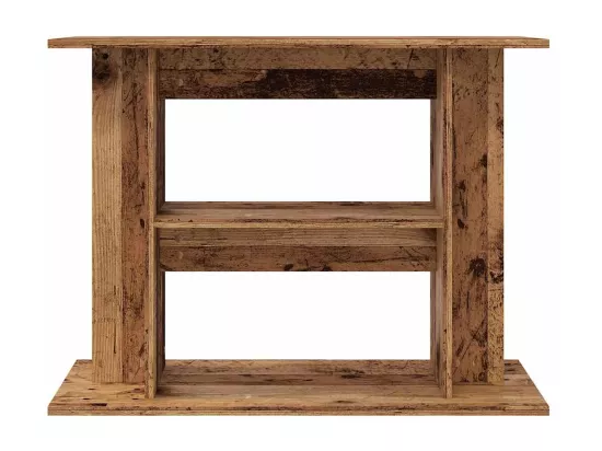 Support d'aquarium vieux bois 80x35x60 cm bois d'ingénierie