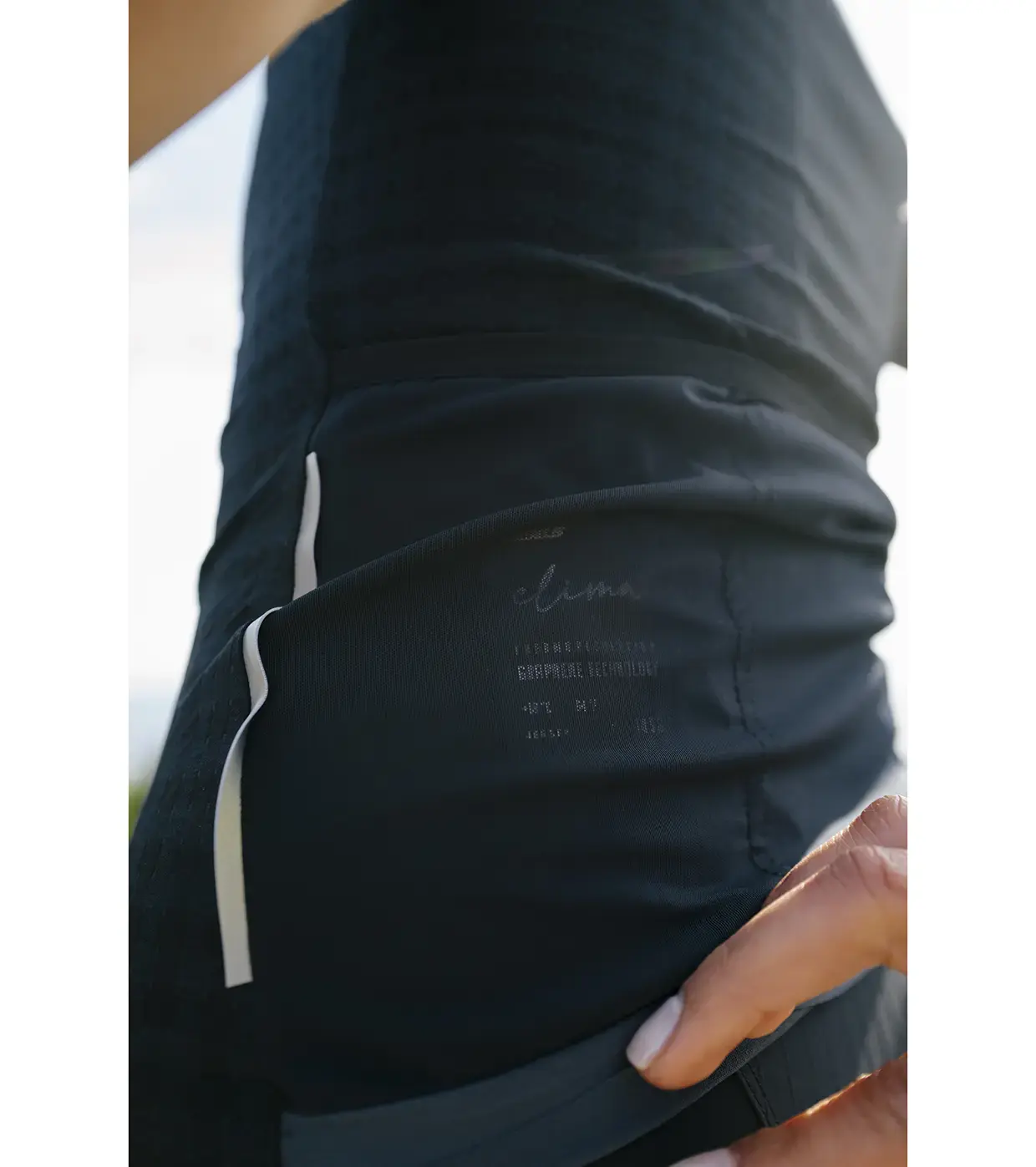 Q36.5 Clima Fietsshirt Korte Mouwen Zwart Dames