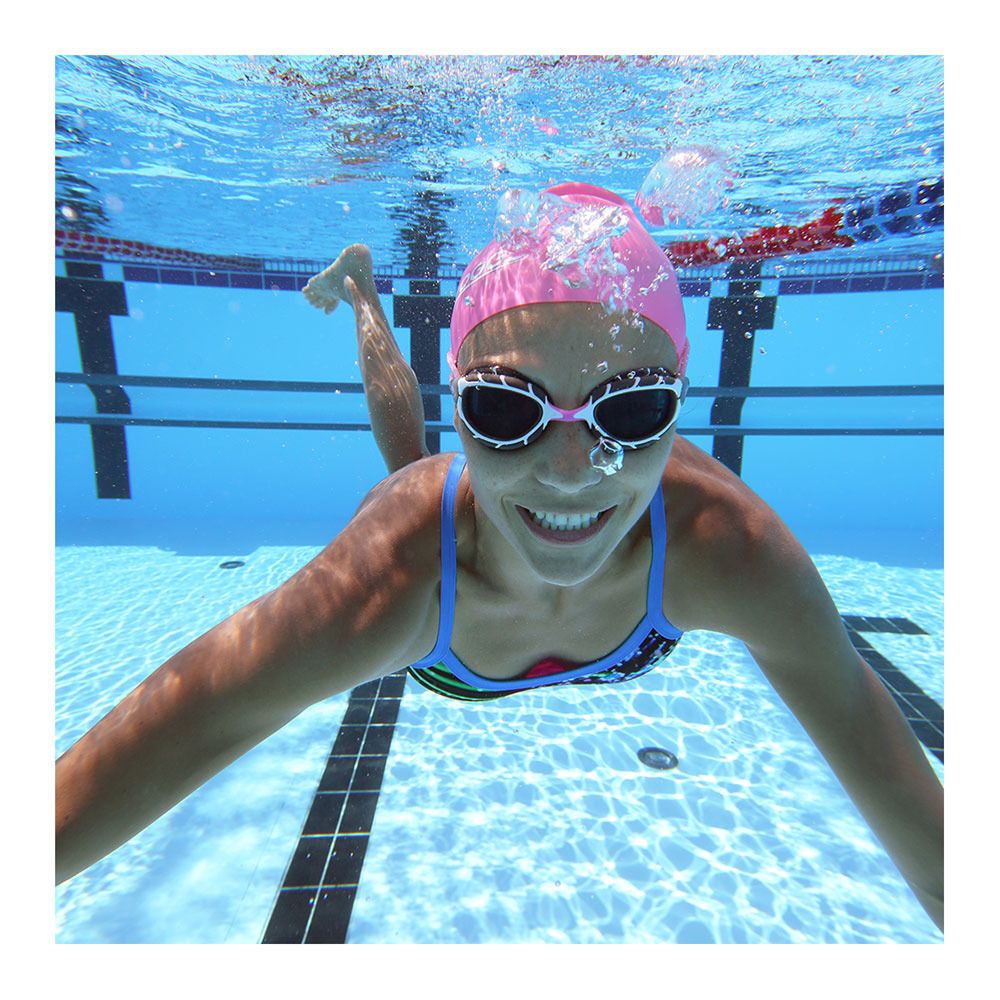 Zoggs PREDATOR - Lunettes de natation pink white/tint smoke