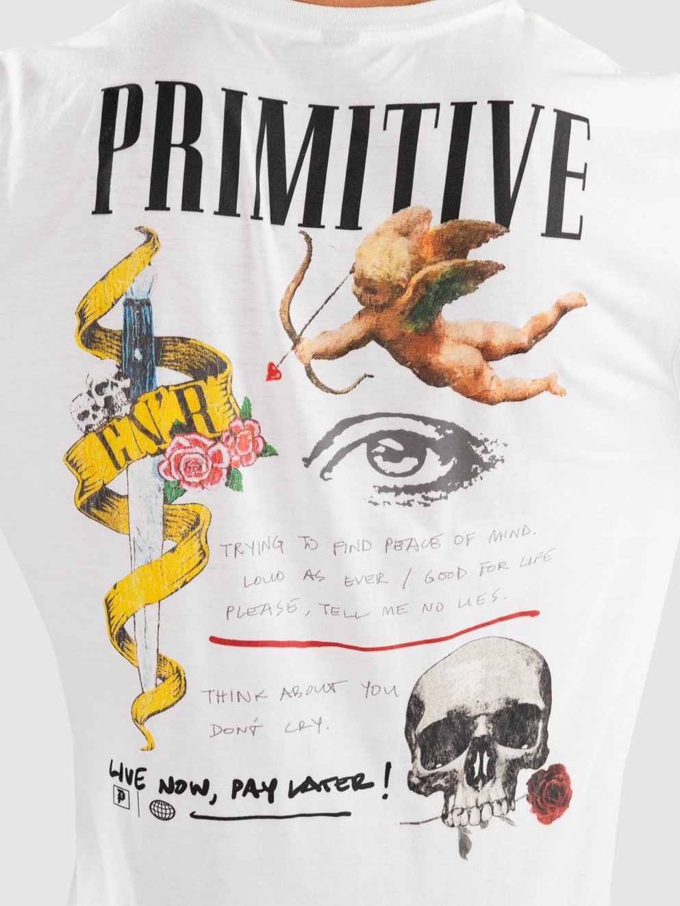 Primitive Dont Cry T-Shirt white