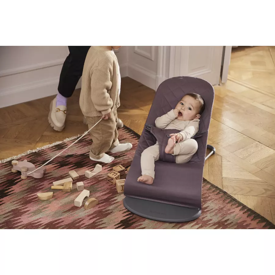 BABYBJÖRN Babywippe Bliss Cotton Dunkelviolett