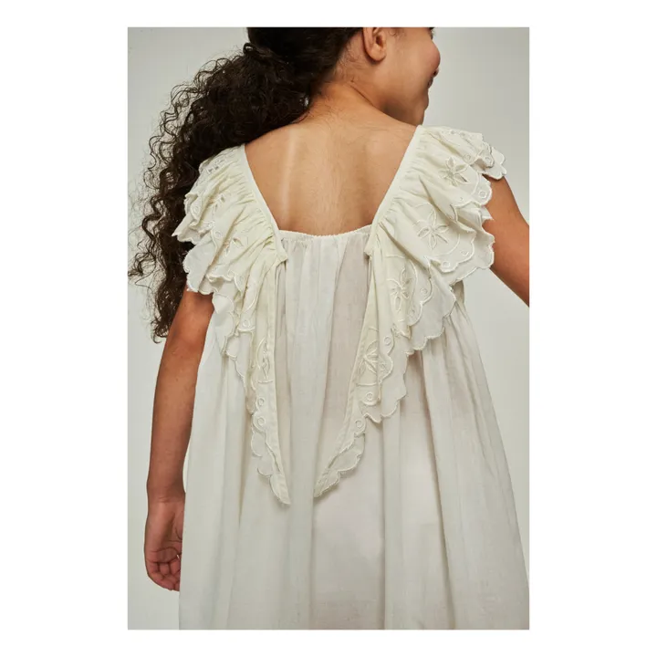 Faune Robe Wren | Blanc/Écru