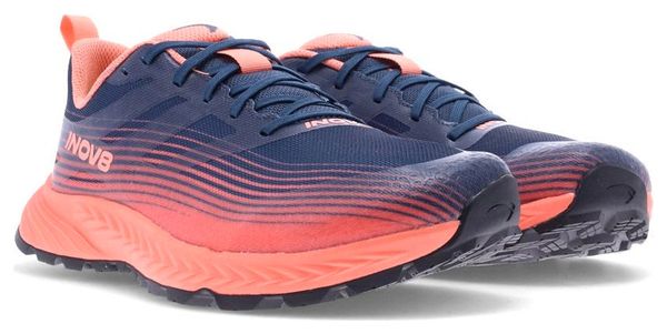 Chaussures Trail Inov 8 TrailFly Speed Bleu/Rose Femme