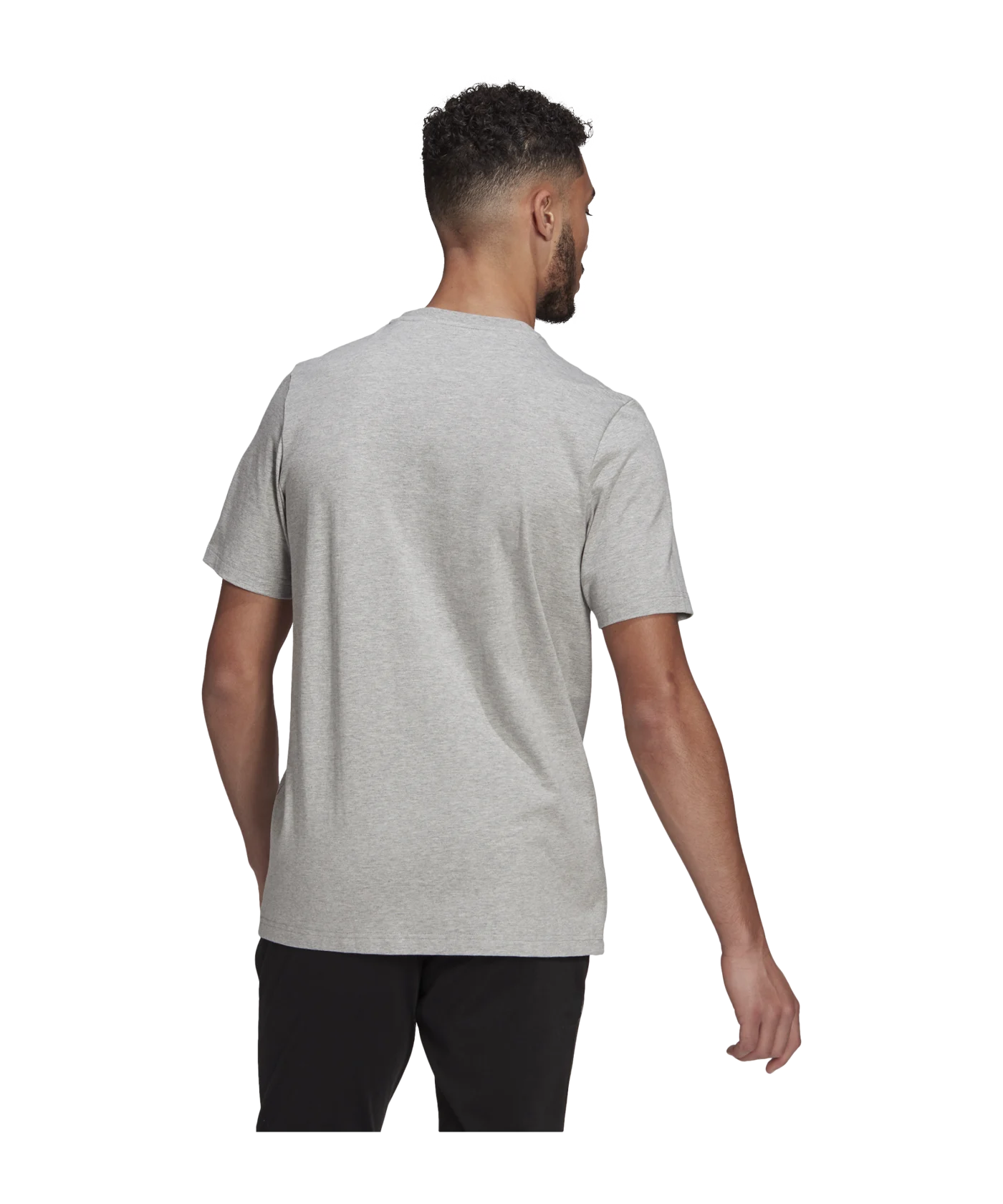 adidas Essentials T-Shirt Grau Schwarz