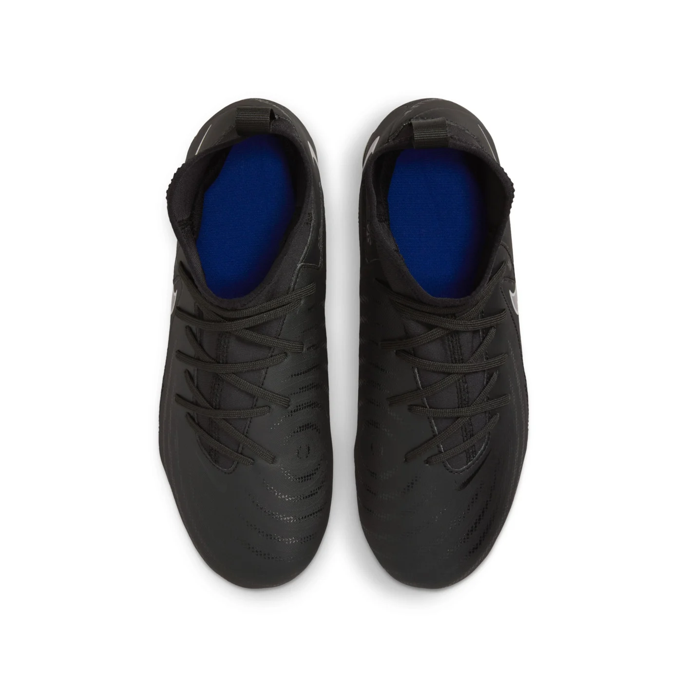 Nike Phantom Luna II Academy Gras / Kunstgras Voetbalschoenen (MG) Kids Zwart Donkergrijs
