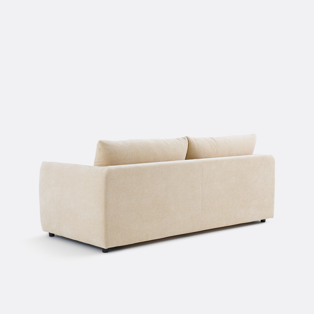 LA REDOUTE INTERIEURS<br>Sofá-cama de 2, 3 e 4 lugares. Veludo texturizado