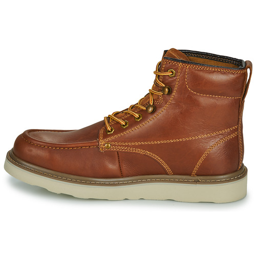 Jack & Jones - JFWALDGATE MOC LEATHER BOOT - Cognac